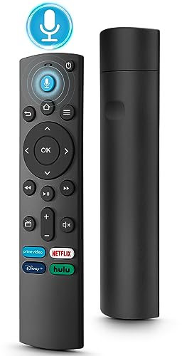 Replacement Remote for Sansui TV, Voice Remote Control Compatible with Fire TV Stick(2nd Gen/3rd Gen/4K/4K Max/Lite), Compatible with Fire TV Cube(1st Gen/2nd Gen/3rd Gen)