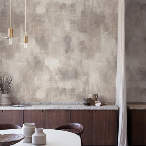 Fototapete Vlies Beton Optik Used-Look Shabby Grau Beige Creme ML4202