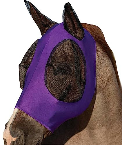 Pferdeaugenabdeckung – Gesichtsschutz, Kopfschutz, elastische Maske für Pferdeaugen und Kopfschutz für alle Jahreszeiten Coobaa