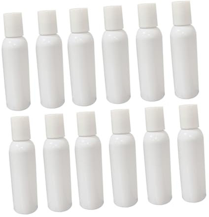 Mipcase 12 Pièces Ensemble Bouteilles De Voyage pour Articles De Toilette Mini Récipient Transparent À Presser Mini Lotion Vaporisateur De Voyage Distributeur De pour Les Mains
