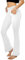 SINOPHANT Flared Yogahose Damen Leggings High Waist Schlaghose Blickdicht Leggins Bootcut Jogginghose with Taschen Weiß XS