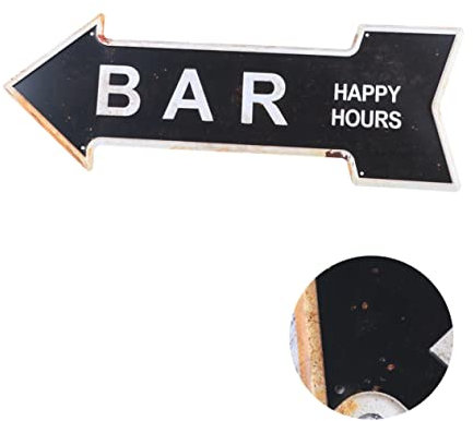 Warmhm Türdekoration aus Metall tvd-Poster notausgangsschild exit schild Embleme Etiketten Indikator-Tag Straßenschild Pfeil Zinnmalerei Außerirdischer das Schild Beschilderung