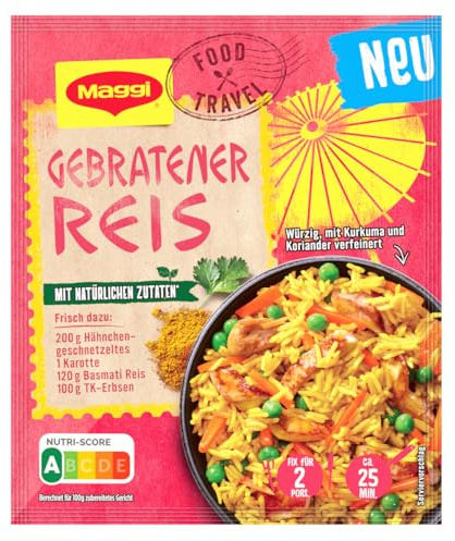Maggi Food Travel Fix Gebratener Reis Nasi Goreng Packung 31g