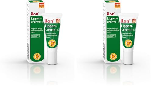 ilon Lippencreme HS Sparset 3 ml, Pflege und Schutz herpesempfindlicher Lippen, für die tägliche Anwendung, 3 ml, 1 Stück (Packung mit 2)