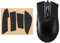 kwmobile Almohadillas Antideslizantes Compatible con ASUS ROG Gladius II Pegatinas para ratón - Pegatinas Agarre para Raton Gaming de Cuero PU - Negro