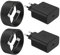 2-Pack 45W Chargeur Ultra Rapide avec Câble USB C 2M pour Samsung Galaxy S25 S24 S23 S22 S21 S20 Ultra S25+ S24+ Note20 A55 A53 Z Fold6, Tab S10+ S9 S8 S7 Tablette, USBC Prise Secteur Adaptateur