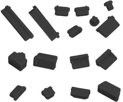 Ancsttu Typ-C-Staubstecker, Steckerabdeckung | Staubstopfen für Laptop-Anschluss - 16 Stück Staubschutzstecker-Abdeckungen, weiche Silikon-Computer-Anschluss-Anti-Staub-Stecker, Staubschutz-Stopper