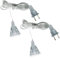SIGANDG 2 PCS Cavi di Prolunga Elettrica Trasparenti da 3 Metri, Cavo Ultra-Sottile 2 Fili con Spina, per Apparecchiature a Basso Consumo Energetico e Illuminazione Decorativa