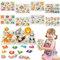 GSrenyu 8 Packs Wooden Jigsaw Puzzles for Kids,Toys for 2 3 Year Old Boys Girls,Wooden Peg Puzzles for Toddlers,Numbers,Geometry,Farm,Dinosaur,Animal,Transportation,Space,Insect