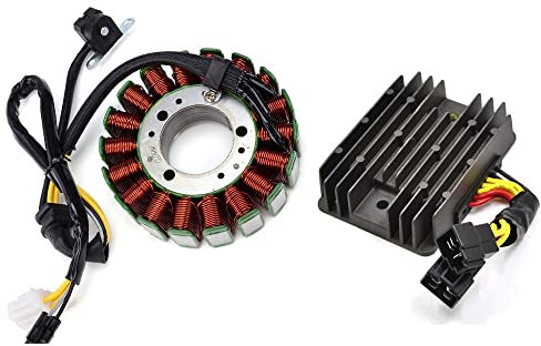DNZOGW For Daytona 675 2006-2007 Generator Stator Coil + Voltage Regulator Rectifier Rectifier Voltage Regulator