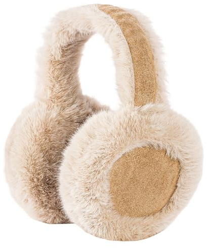 Unning Ohrenwärmer Damen Winter Verstellbar & Faltbare Ohrenschützer Weich Ohrenschutz Plüsch Ear Muffs for Women
