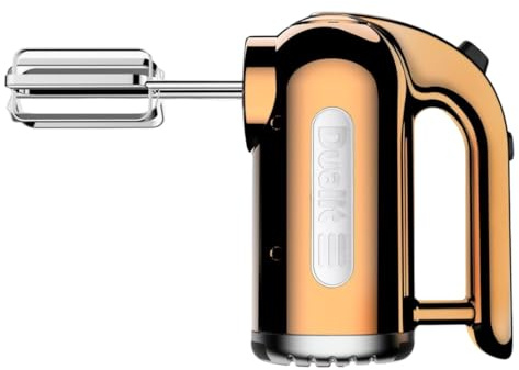 Dualit CLASSIC Handmixer Kupfer, 400 W, 4 Stufen, Edelstahlgehäuse