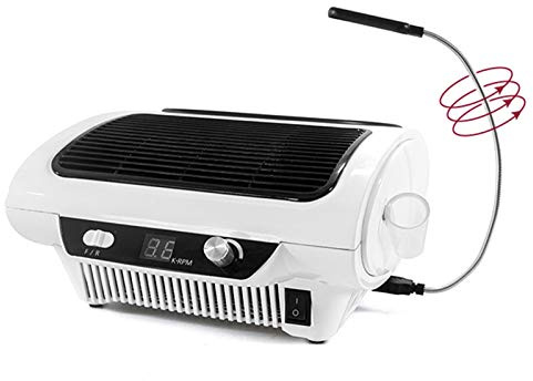 Ponceuse à ongles électrique 3 en 1 24 W – 30 000 tr/min Coupe-ongles professionnel, aspirateur, ongles en gel, lime à ongles, aspiration de poussière pour salon de manucure et table
