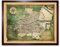 Wee Blue Coo Travel Maps Dublin Ireland 1780 John Jameson Art Print Framed Poster Wall Decor Kunstdruck Poster Wand-Dekor-12X16 Zoll