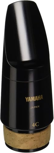 Yamaha 4C Bocchino per Clarinetto Basso in Sib, Resina Fenolica, Apertura 1,70 mm, Lunghezza Appoggio 3,1 mm