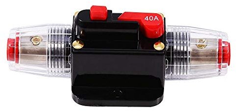 Sicherungsautomat, 12V DC 40A Sicherungsautomat, Sicherungshalter für Car Audio Solar Inverter Systemschutz