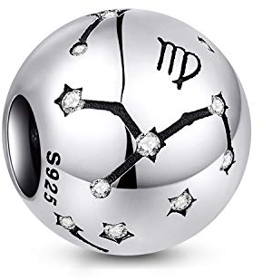 NINGAN die Zwillinge 12 Sternzeichen Geburtstag Anhänger – 925 Sterlingsilber Anhänger für Armband & Halskette – Ideale Geburtsgeschenke für Frauen & Freundinnen