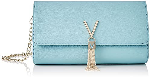 Valentino Bags Womens Divina Pochette, Azzurro