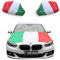 Sonia Originelli Fanset Fanartikel für das Auto Motorhaubenfahne Außenspiegelflaggen Fahne Flagge, Farbe: Italien