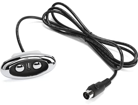 Gatuxe Recliner-Ersatzteile, Recliner-Schalter ABS-Material USB-Schnittstelle LED-Hintergrundbeleuchtung für elektrisches Sofa für Massagesessel(Gerade)