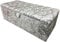 mm08enn Crushed Velvet Large Stylish Crystal Diamante Ottoman Toy Storage & Blanket Box (Silver)