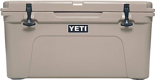 YETI Tundra 65 Cool Box, Insulated Hard Cooler, Tan