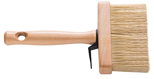 Hardy Working Tools Pinceau en Soie pour vitrifier ou vernir, Pinceau lasure Taille 140mm x 30mm, Pinceau Vernis Hauteur des Poils 60mm, Pinceau Large Peinture, peiceaux,Série 82, A0240-826014