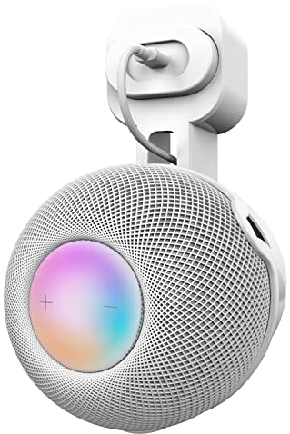 Wandhalterung kompatibel mit Homepod Mini, EWIGE Halterung für Home Pod Mini Ideal für Küche, Badezimmer Weiß