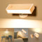 YiLaie Wall Light, Reading Light Wall Mounted, Battery Operated Wall Lights Buit-in 4000mAh Large Battery, 360° Free Rotation, 98 Brightness Levels, Wall Lights for Living Room Bedroom
