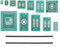eMagTech 51 Stück 12-Arten SMD Zu DIP Adapter Boards Kit SOP8 SOP10 SOP14 SOP16 SOP20 SOP24 SOP28 0402/0603/0805 SMT SOT89/SOT223 TQFP100 QFN32 QFN44/48 mit 40 Stück 2,54mm Pin Header
