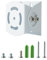 NVRTTRR Wandhalterung für Babyphone, für Babysense, HelloBaby, Arlo, VAVA und die meisten universellen Monitore, einfache Installation (perforierte Version)