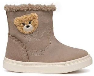Geox B NASHIK Girl A, Stivaletto Bimba 0-24, Dk Beige, 24 EU