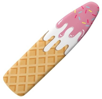 Belidome Cream Waffle Pattern Iron Board Covers Fits Large Ironing Boards Up To 138 x 39 cm