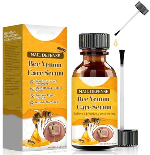 Bee Venom Nail Defense - Fungal Treatment & Growth Serum for Damaged Nails