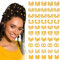 Tyqour 50 Stück Gold Haarschmuck Ringe für Zöpfe, Goldenen Haarschmuck Haarringe Loc Schmuck für Haar, Metall Gold Dreadlocks Schmuck Zubehör, Zopf Braids Haar Schmuck für Damen Frauen