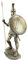 57 SPECIAL REPLICAS Skulptur Deko Figur Hoplitenfigur – Spartanischer Krieger Figur als Geschenk für Wohnzimmerdekoration Figuren Deko