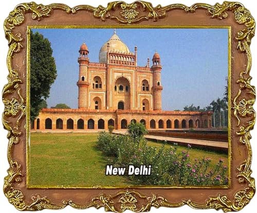 New Delhi India Travel Souvenir Fridge Magnets City Attractions Refrigerator Magnets