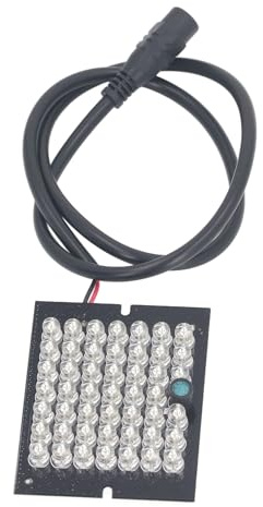 Telituny IR-Infrarot LED Platine, 48 LED IR Strahler 850 nm IR-Beleuchtung, DC12V infrarot illuminators, infrarotlicht IR-Platinenmodul, für CCTV Sicherheit Kamera Innen