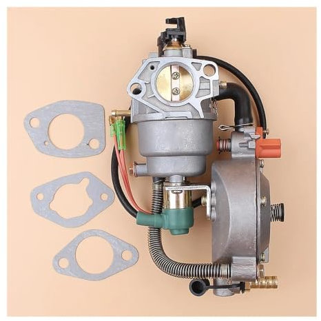 AnRMeT Kit di conversione GPL-NG con solenoide carburatore a Doppio Carburante Adatto for Motore generatore GX390 188F 13 CV 4,5 kW 5,5 kW
