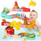 YGJT Badewannenspielzeug für Kinder, 48 Stück DIY Kugelbahn Badespielzeug Baby ab 2 3 4 5 Jahre, Wasserspielzeug Kinder Badespielzeug mit Saugnäpfe, Badespaß Geschenk Mädchen Junge ab 3