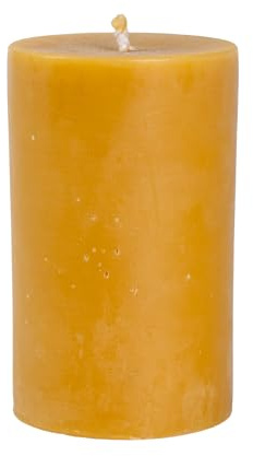 BeesWax World Bivaxljus – handgjorda 100% naturliga bivaxljus med bomullsveke – 6 storlekar – tillverkad i EU (Storlek M1: ca 10,5 cm × 6,5 cm)