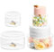 2 PièCes Alzata Per Torta Trasparente, 6 E 10 Espositore Per Torta In Acrilico Alzatina Per Dolci Con Luci Led Decorative Espositore Plexiglass per Cupcake e Dolci Porta Dolci Trasparente