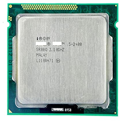 I5 2400 I5-2400 3,1 GHz/6 MB Socket LGA 1155 CPU Procesador HD 2000 Memoria compatible: DDR3-1066, DDR3-1333