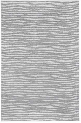 Andiamo Webteppich Bolonia Muster modern Öko-Tex 100 Teppich, Polypropylen, Streifen grau, 120x170 cm