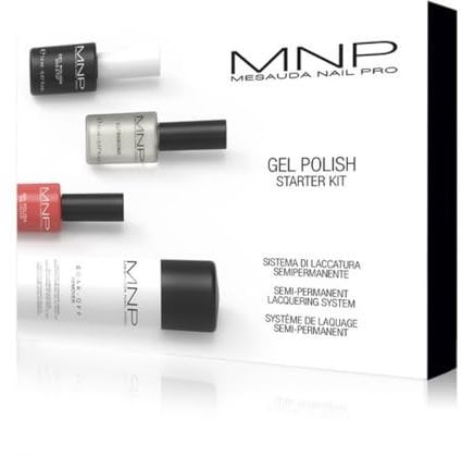MESAUDA STARTER KIT GEL POLISH SEMIPERMANENTE 7 PZ + LAMPADA SUNONE UV LED 48W
