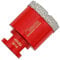 SHDIATOOL Dry Diamond Drill Core Bit Diameter 45mm Vacuum Brazed Drilling Porcelain Tile Granite Marble