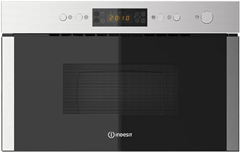 Indesit 22L 750W Built in Microwave with Grill - Stainless Steel