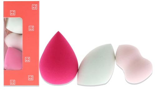 3INA MAKEUP -3Ini Blenders - Mini Sponges Set - Travel Size Multifunctional and Precise Makeup Sponges - Wet and Dry Blenders