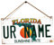 Personalised American Number Plates - Custom Florida – Holes and Twine | Printed Metal Wall Sign Plaque Show Plate