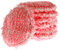 Jemako Abschmink-Pads | Set à 7 Stück inkl. Wäschenetz | (Pink)
